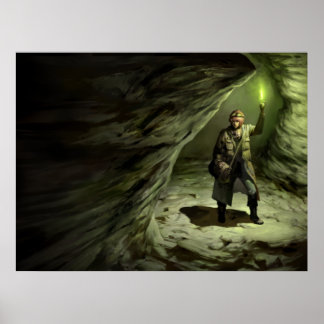 Angst vor dem dunklen Poster