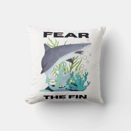 Angst vor dem Haifisch Kissen