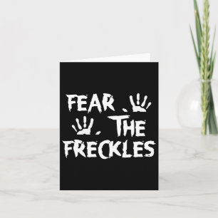 Angst vor dem Halloween-Party der Freckles Karte
