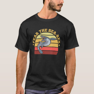 Angst vor dem Meeresrex Zitat für einen Mosasaurus T-Shirt