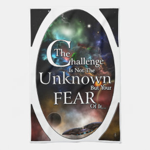 Angst vor dem Unbekannten Geschirrtuch