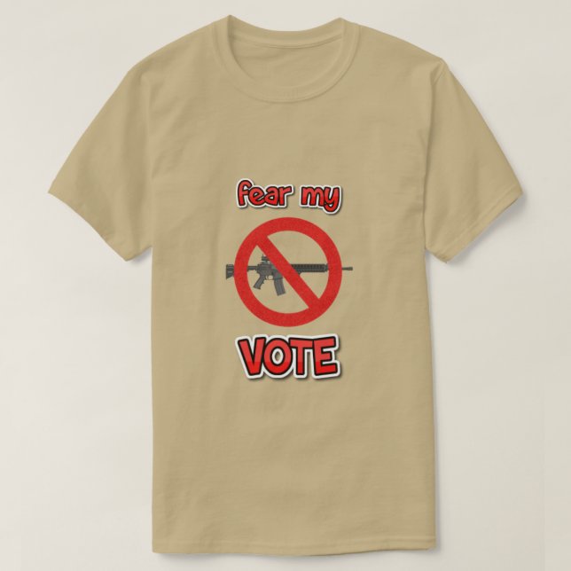 Angst vor der Abstimmung T-Shirt (Design vorne)