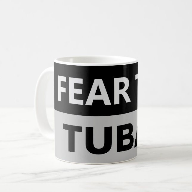 ANGST VOR DER TUBAS Musician Tasse (Vorderseite Links)
