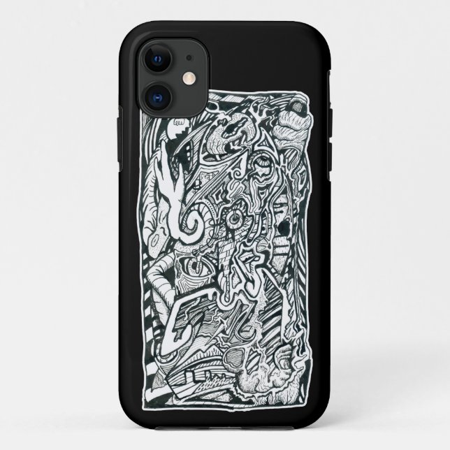 Angstangriff von Brian Benson Case-Mate iPhone Hülle (Rückseite)