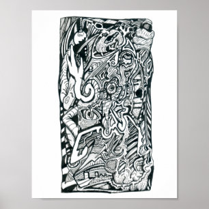 Angstangriff von Brian Benson Poster