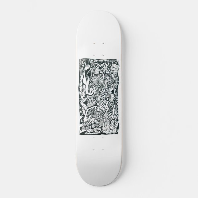 Angstangriff von Brian Benson Skateboard (Vorderseite)