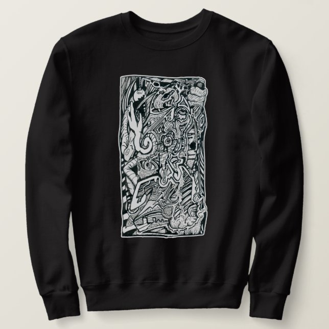 Angstangriff von Brian Benson, Sweatshirt (Design vorne)