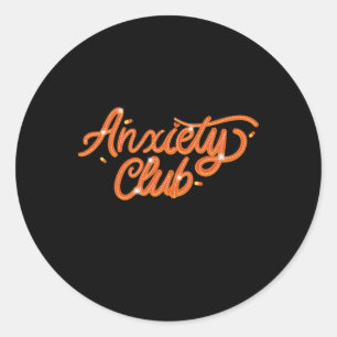 Angstclub - Aufkleber für psychische Gesundheit