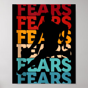 Ängste Basketball Inspiriere Phantastischen Lüfter Poster