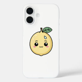 Angstgefühl Lemon mit Schweiß iPhone 16 Hülle