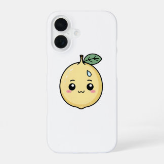 Angstgefühl Lemon mit Schweiß iPhone 16 Hülle