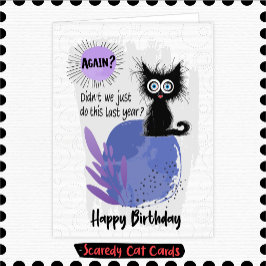 Angsthasen Geburtstag Karte