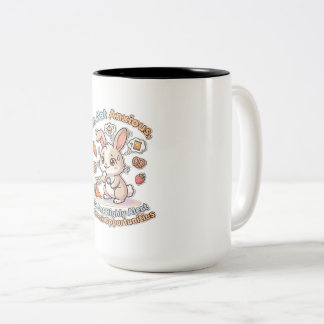 Angsthasen-Snack-Alarm-Tasse Zweifarbige Tasse