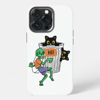 Angstkatze Halloween iPhone 13 Pro Hülle