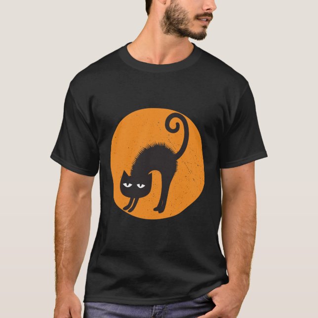 Angstkatze T-Shirt (Vorderseite)
