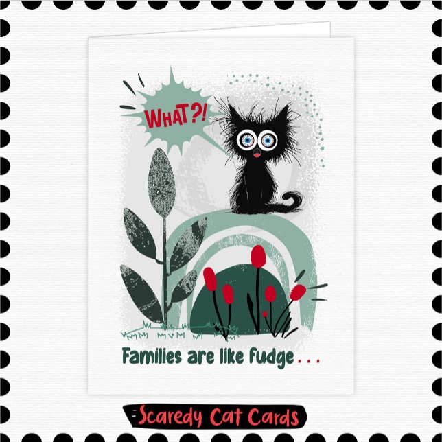 Angstkatzen-Familie Karte (Von Creator hochgeladen)