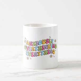 Ängstlich Überanalysiert Alles Zitat Kaffeetasse