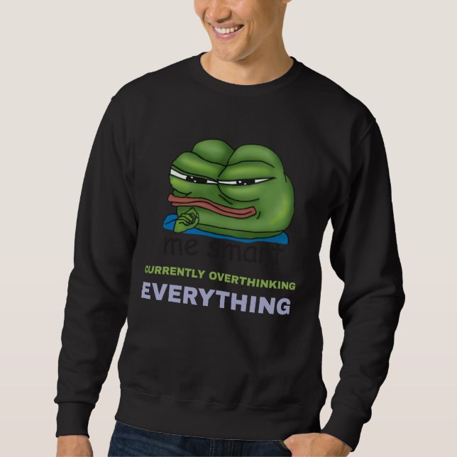 Ängstlicher Charakter Sweatshirt (Vorderseite)