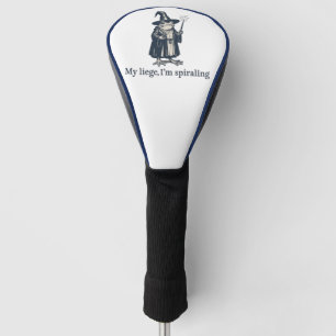 Ängstlicher Frosch-Zauberer Lustige ADHD Neurodive Golf Headcover
