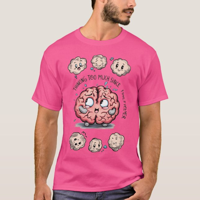 Ängstliches Gehirn T-Shirt (Vorderseite)