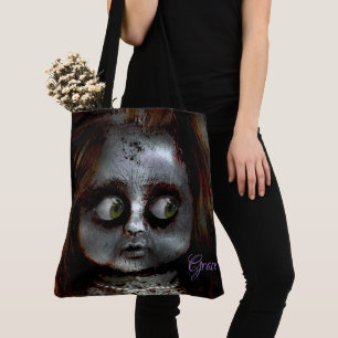 Ängstlichpuppen-beängstigendes Halloween-Monogra
