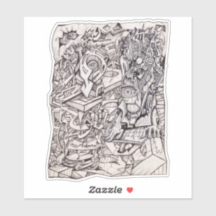 Ängstorgan Aufkleber