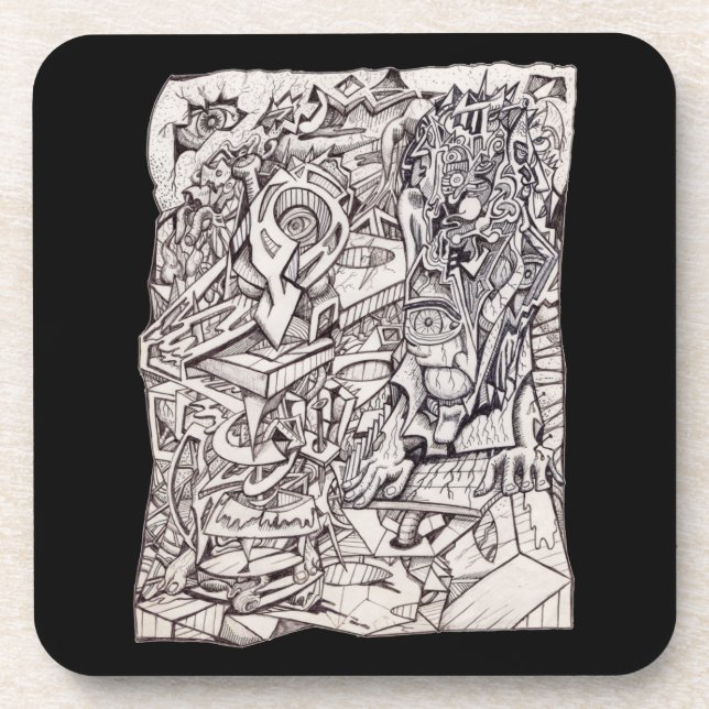 Ängstorgan Getränkeuntersetzer (Vorderseite)