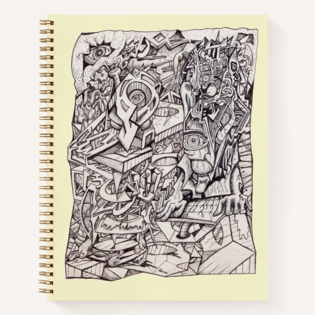 Ängstorgan Notizbuch (Vorderseite)