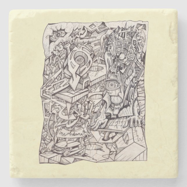 Ängstorgan Steinuntersetzer (Vorderseite)