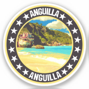 Anguilla Aufkleber