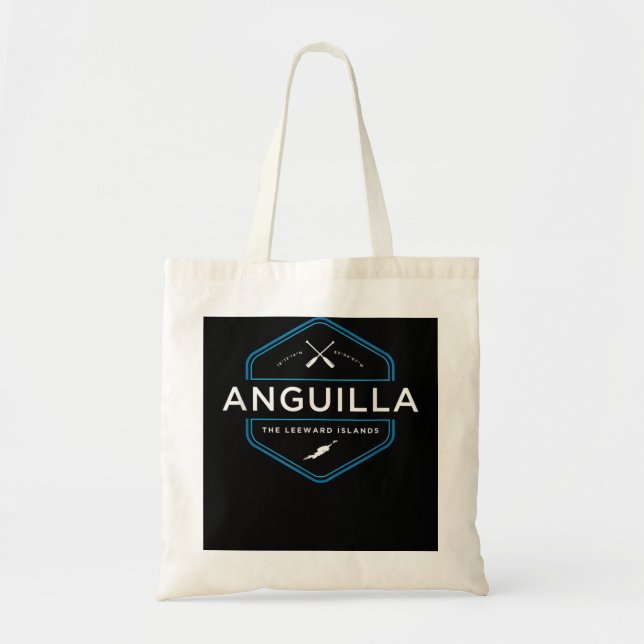 Anguilla Beach Graphic Tragetasche (Vorne)