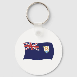 Anguilla-Flag-Schlüsselanhänger Schlüsselanhänger