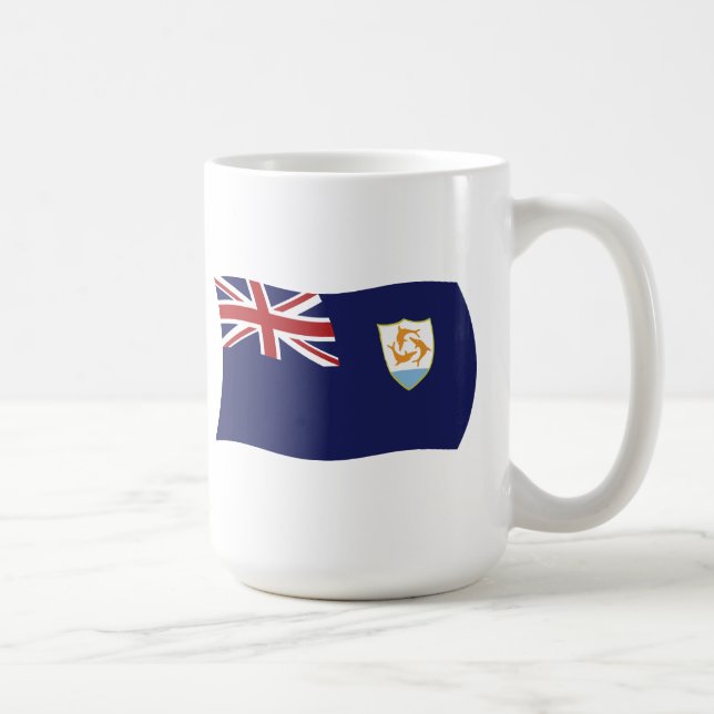 Anguilla Flag Tasse (Rechts)