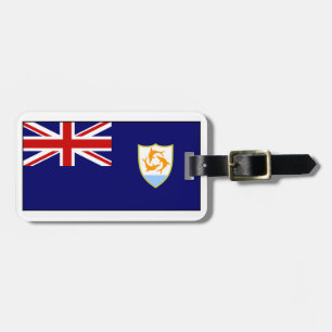 Anguilla-Flagge Gepäckanhänger