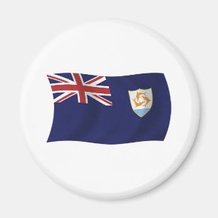 Anguilla-Flagge-Magnet Magnet