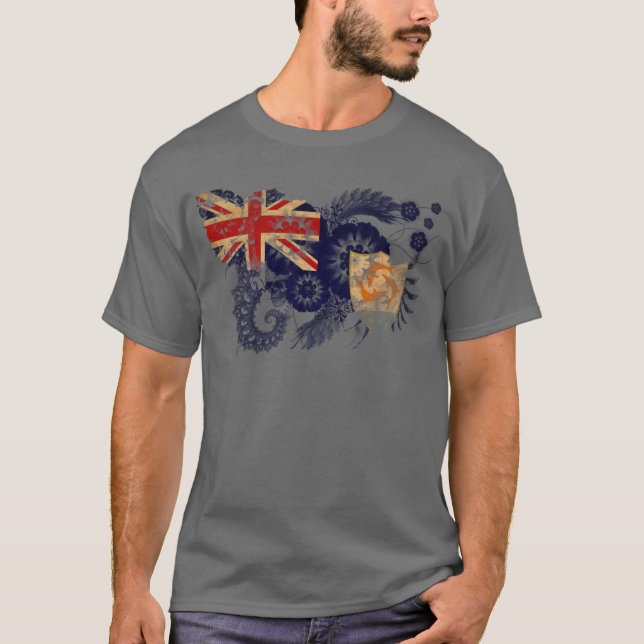 Anguilla-Flagge T-Shirt (Vorderseite)