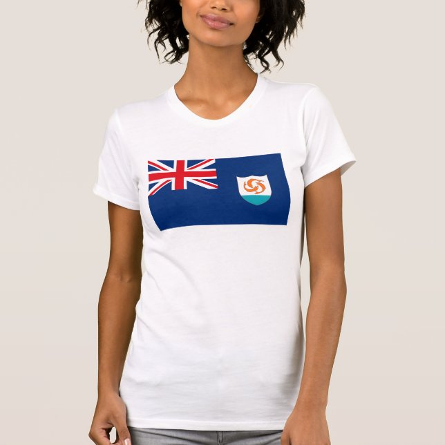 Anguilla-Flaggen-T - Shirt (Vorderseite)