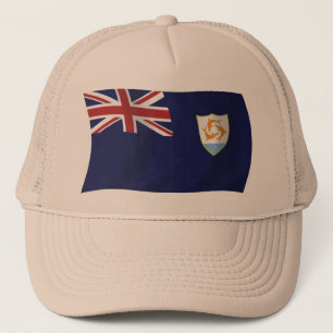 Anguilla-Flaggenmütze Truckerkappe