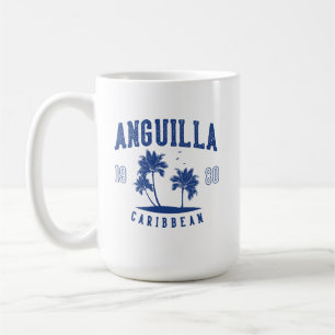 Anguilla Karibische Palme 1980 Kaffeetasse