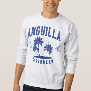Anguilla Karibische Palme 1980 Sweatshirt