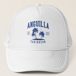 Anguilla Karibische Palme 1980 Truckerkappe