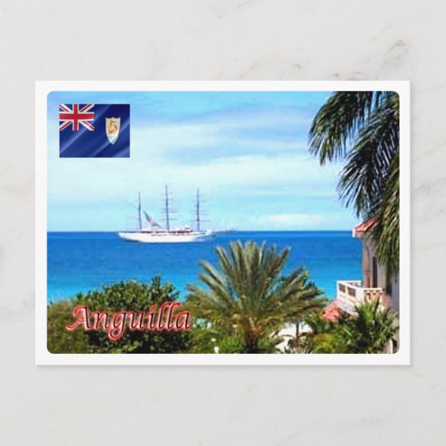 Anguilla - Long Bay - Postkarte (Vorderseite)