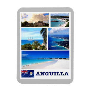 Anguilla - Mosaik - Magnet