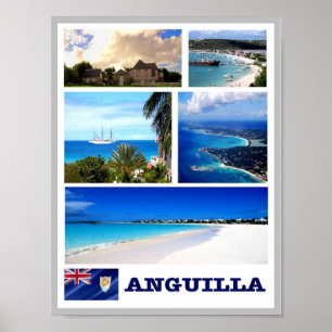 Anguilla - Mosaik - Poster