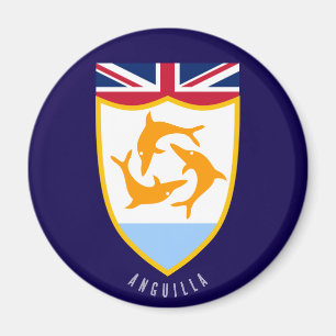 Anguilla-Wappen Magnet