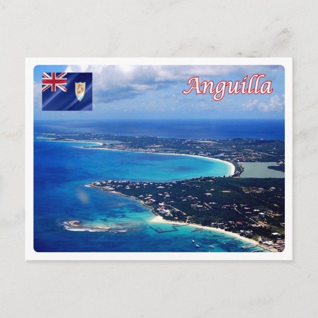 Anguilla - Western Portion - Postkarte (Vorderseite)