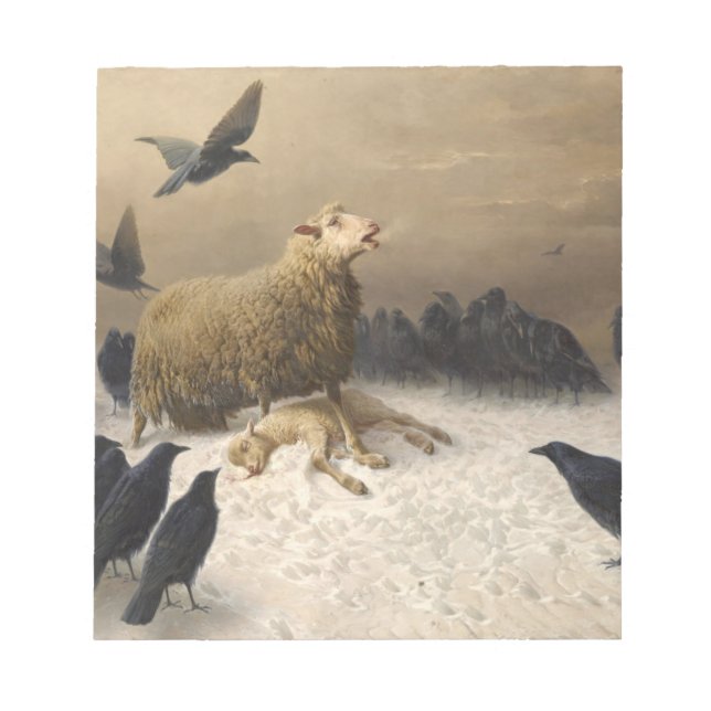 Anguisch von August Friedrich Albrecht Schenck 187 Notizblock (Vorderseite)