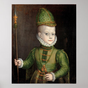 Anguissola - Porträt eines Jungen am spanischen Ho Poster