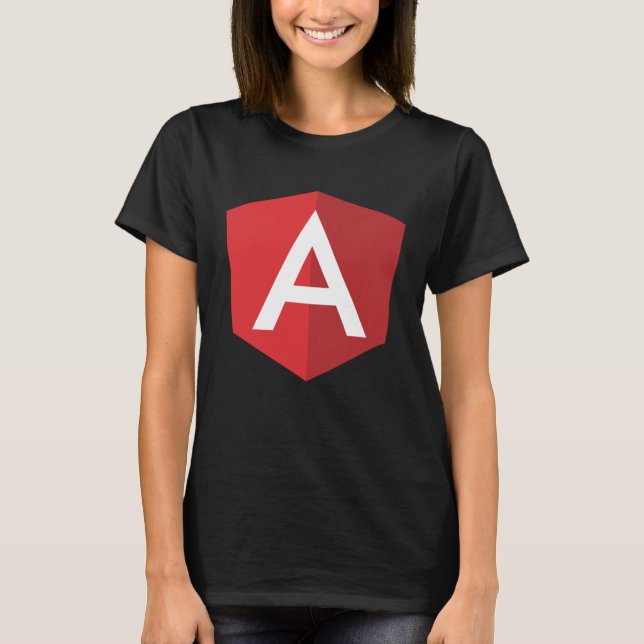 Angular js Developer  Front end Developer Angular  T-Shirt (Vorderseite)