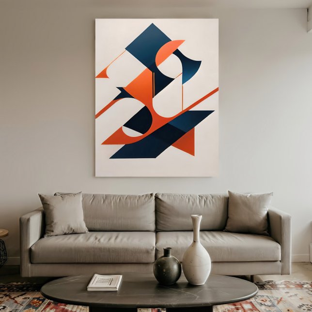 Angular Symphony Leinwanddruck (Von Creator hochgeladen)